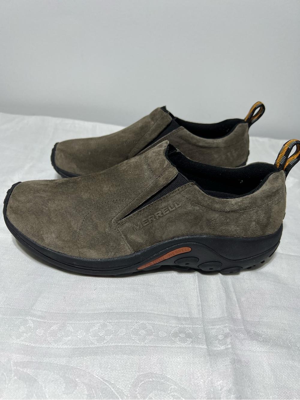 Merrell Jungle Moc Men’s Suede Slip-On Gunsmoke Grey Size 10 J60787.UGC